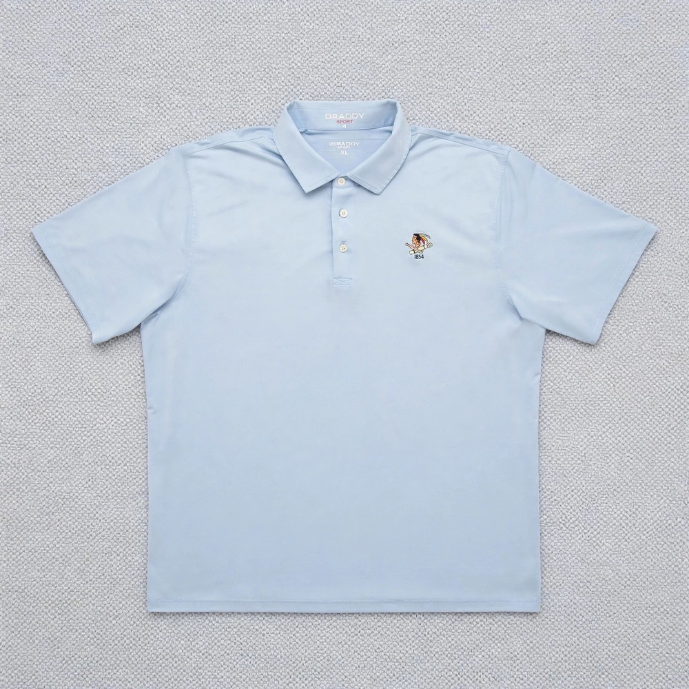 Philadelphia Cricket Club B Draddy Sport Polo Logo Light Blue Men's XL